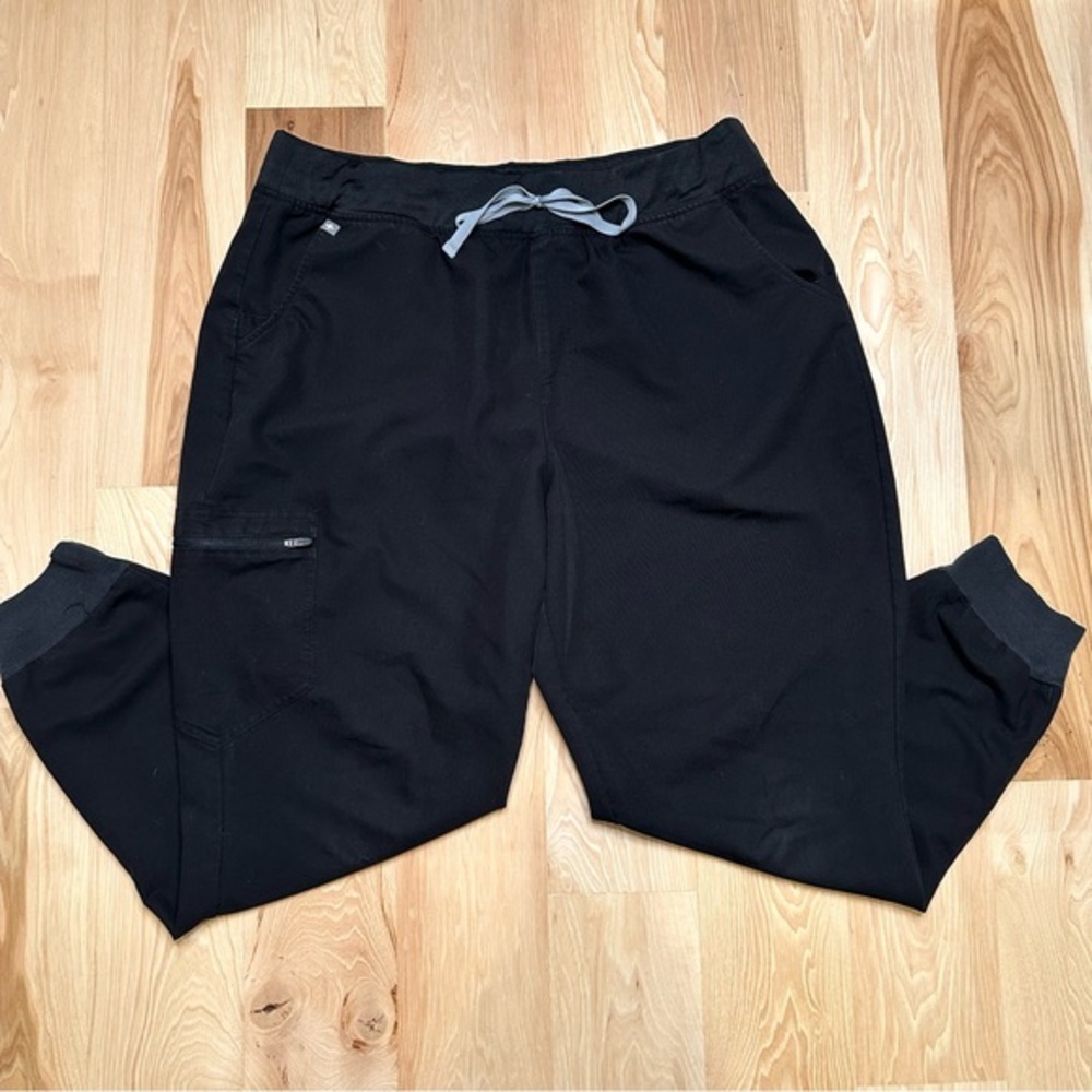 Figs Black Zamora Jogger Scrub Pants Women’s size XXL 2XL
